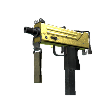 MAC-10 | Gold Brick (Well-Worn)