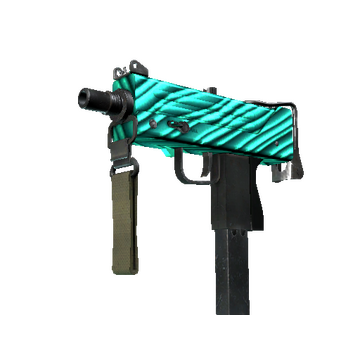 MAC-10 | Malachite (Minimal Wear)
