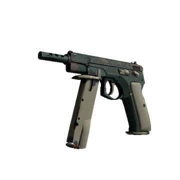 CZ75-Auto | Green Plaid (Well-Worn)