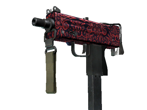 MAC-10 | Red Filigree (Factory New)